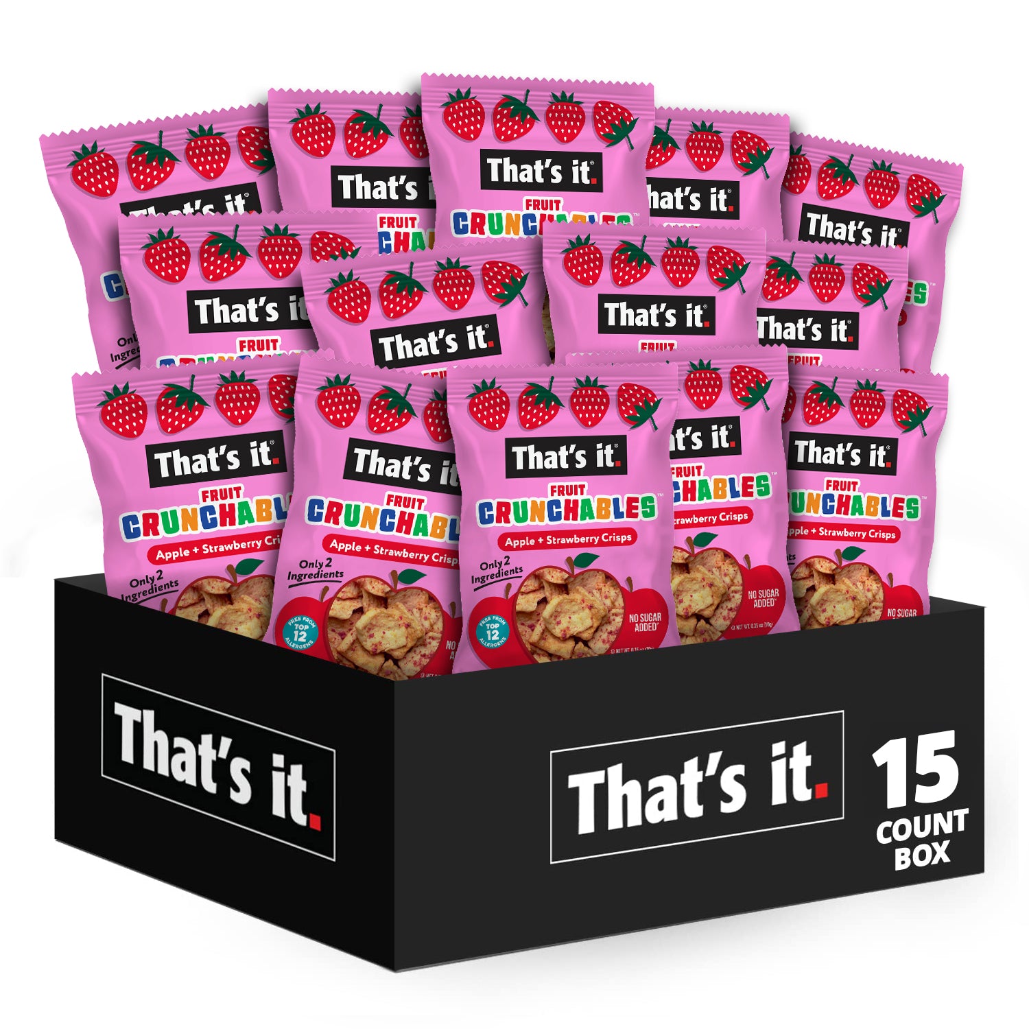 Strawberry Fruit Crunchables & Bar Bundle Box - View 3