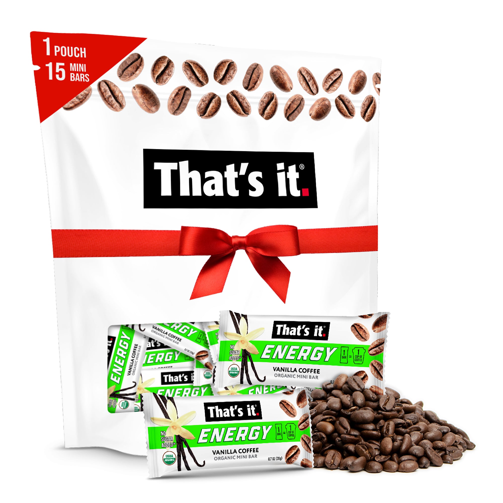 Vanilla Coffee Organic Energy Mini Bars