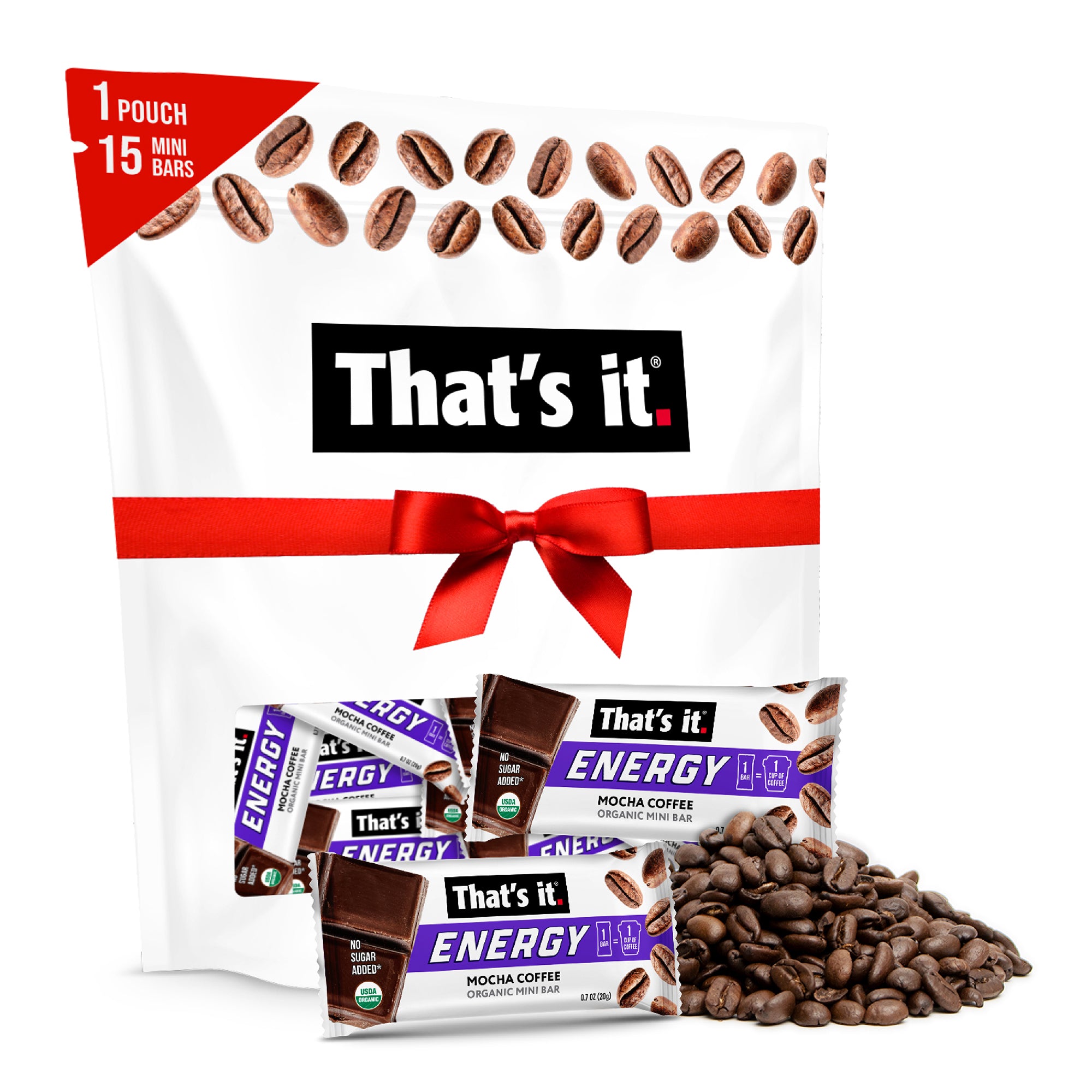 Mocha Coffee Organic Energy Mini Bars