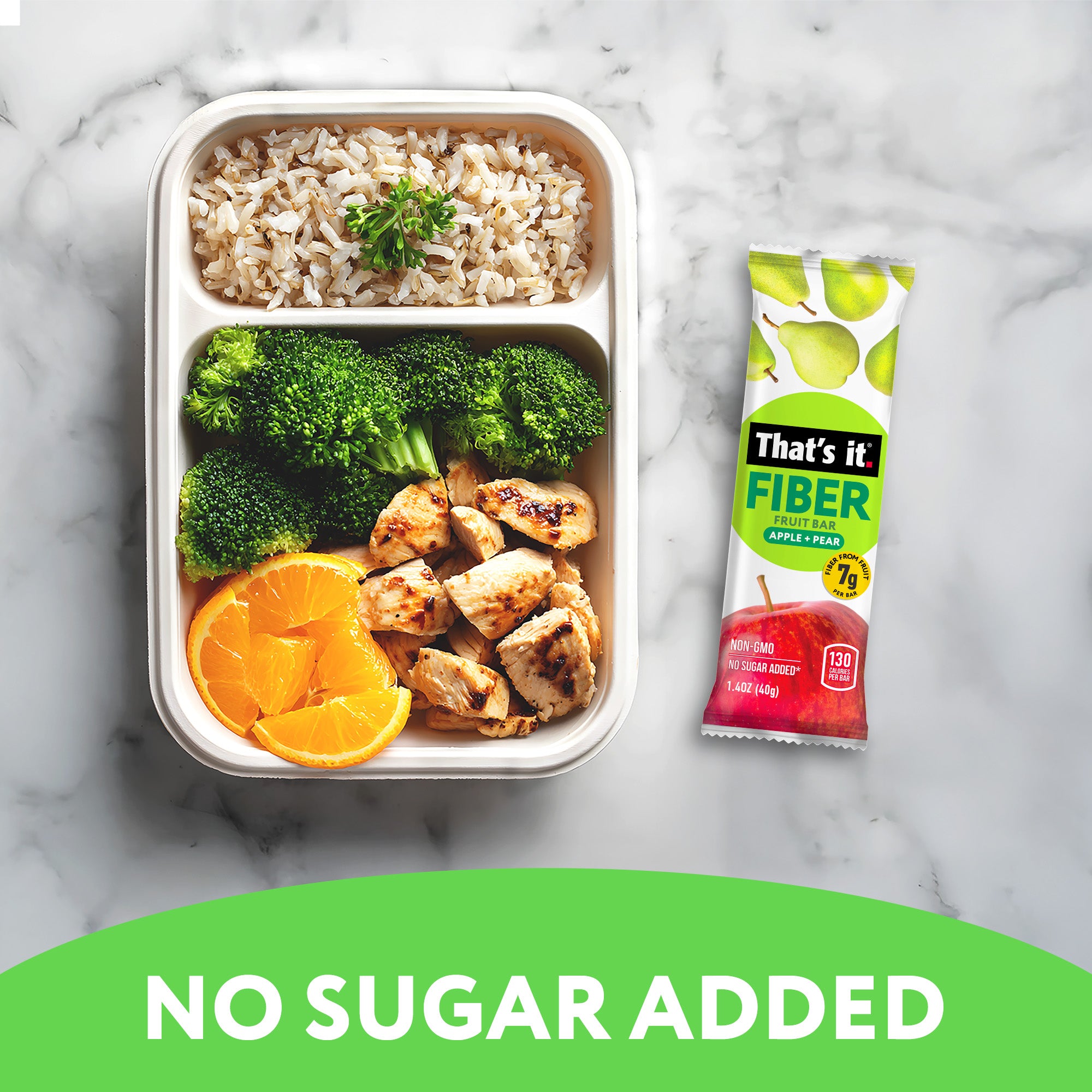 Apple + Pear Fiber Fruit Bars (12 Bars) - View 6