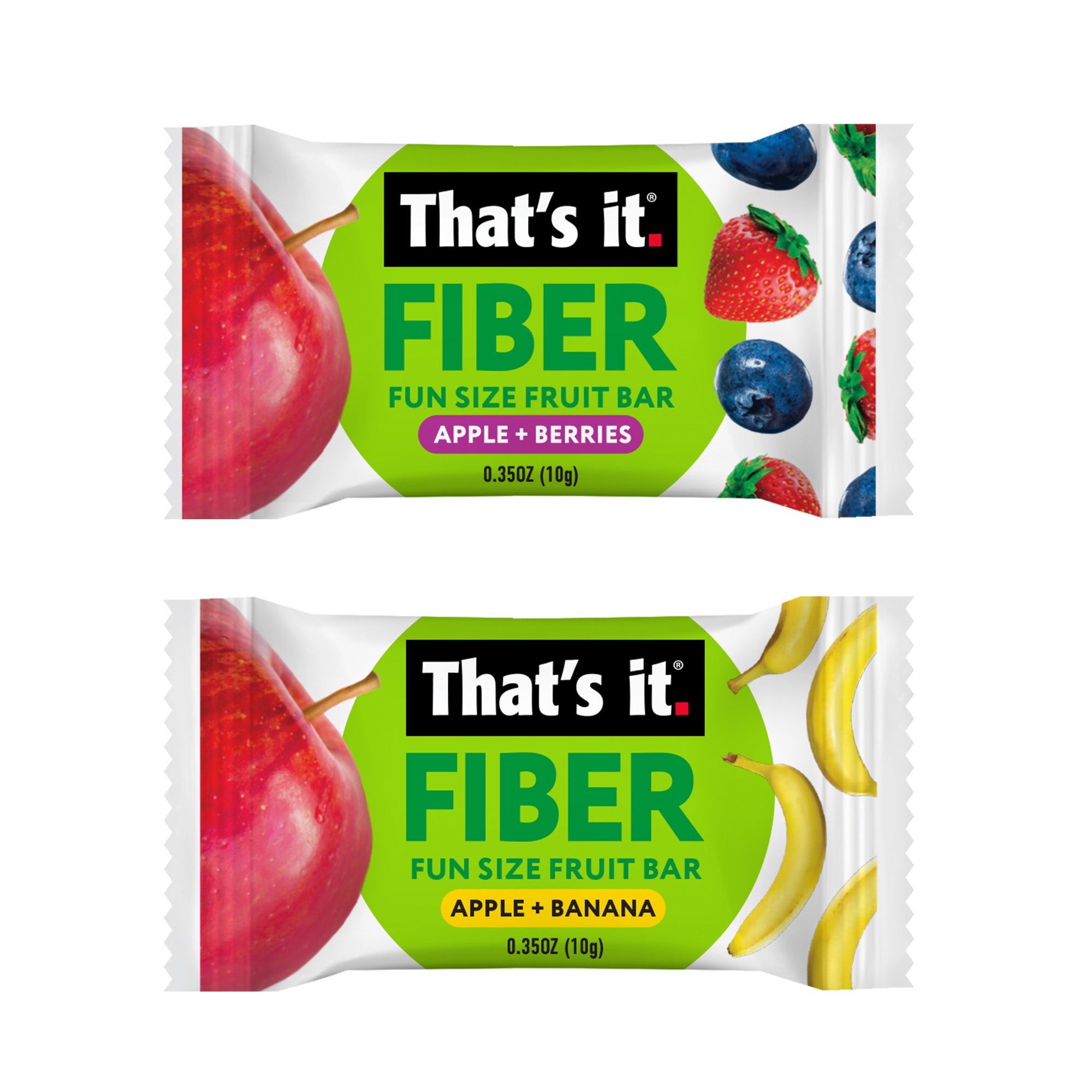 Fiber Fun Size Fruit Bar Variety - Mixed Berries & Banana (24 Bars) - View 2