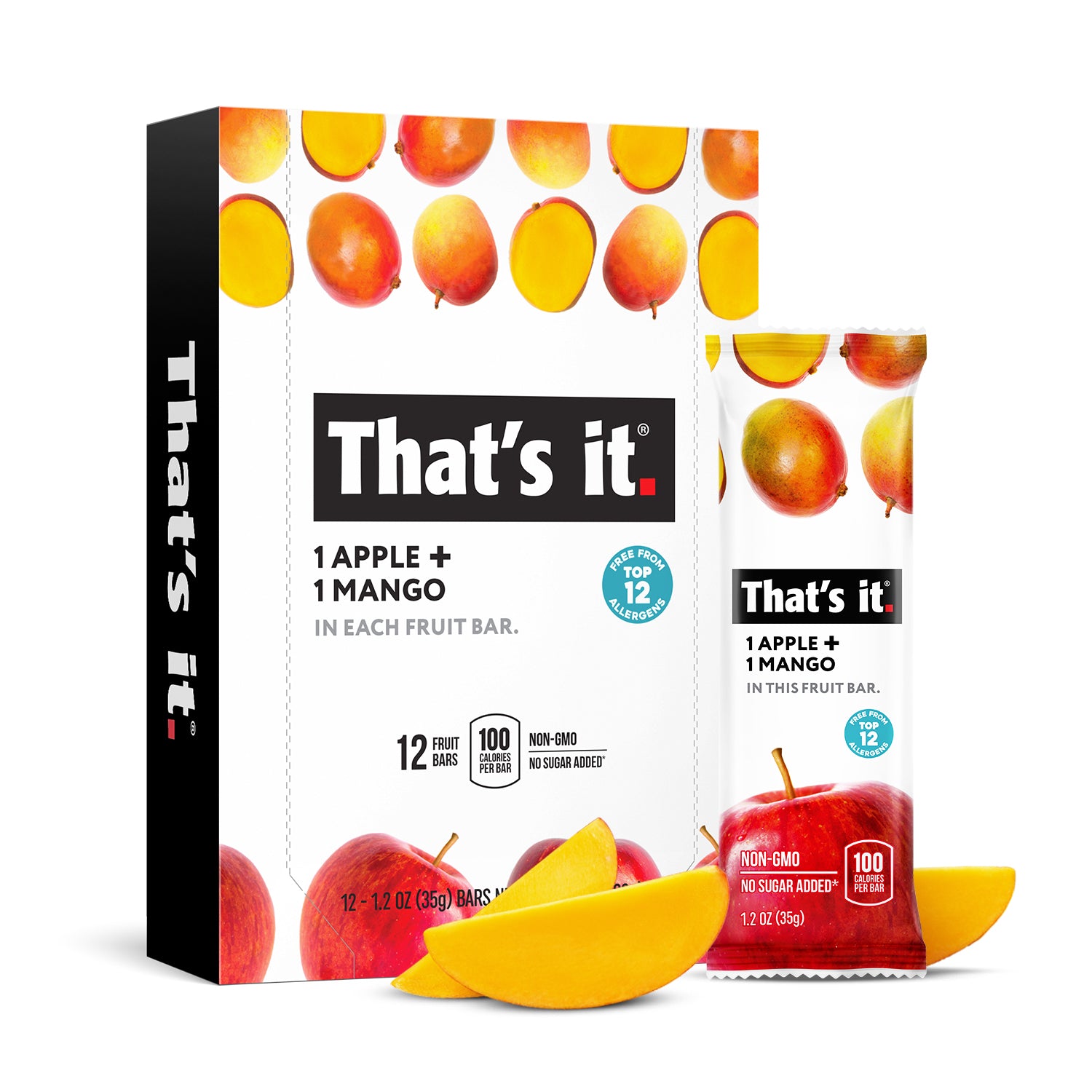 Apple + Mango Fruit Bars