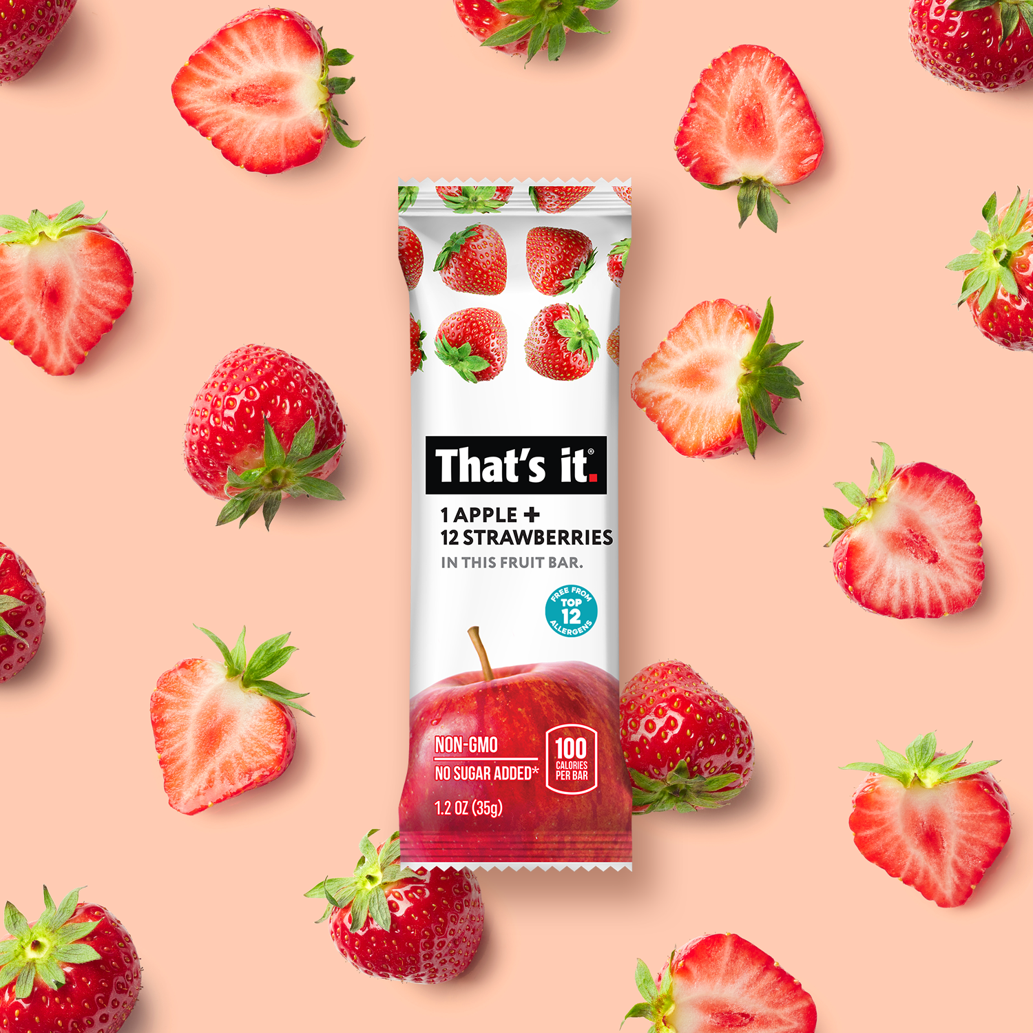 Apple + Strawberry Fruit Bars - View 5
