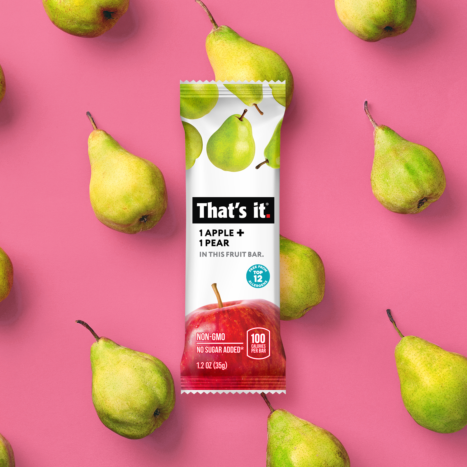Apple + Pear Fruit Bars - View 5