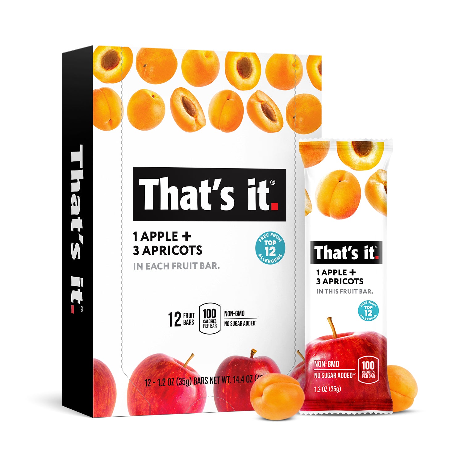 Apple + Apricot Fruit Bars