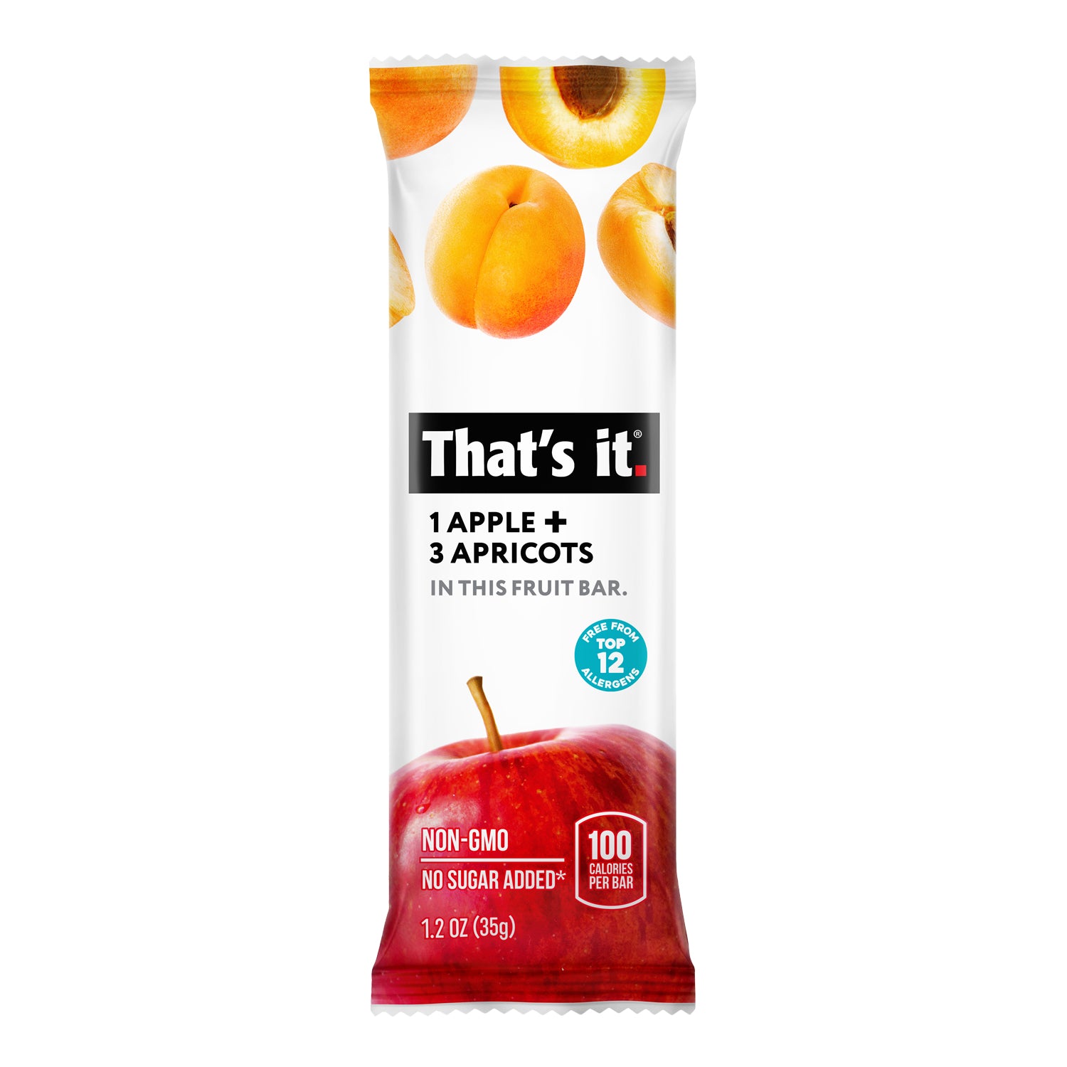 Apple + Apricot Fruit Bars - View 2