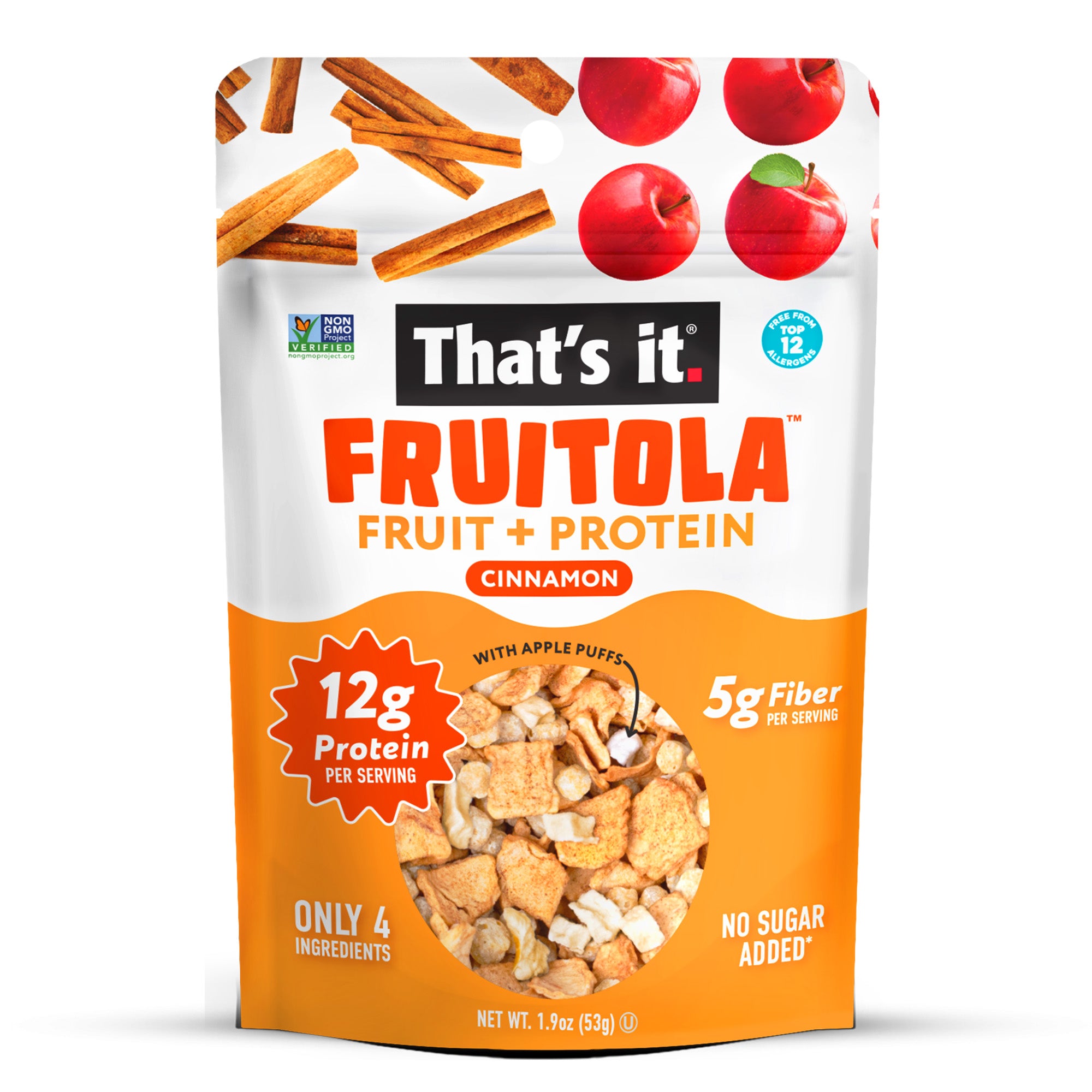Cinnamon Fruitola Fruit Granola - Snack Size (4 Packs) - 1.9oz - View 2