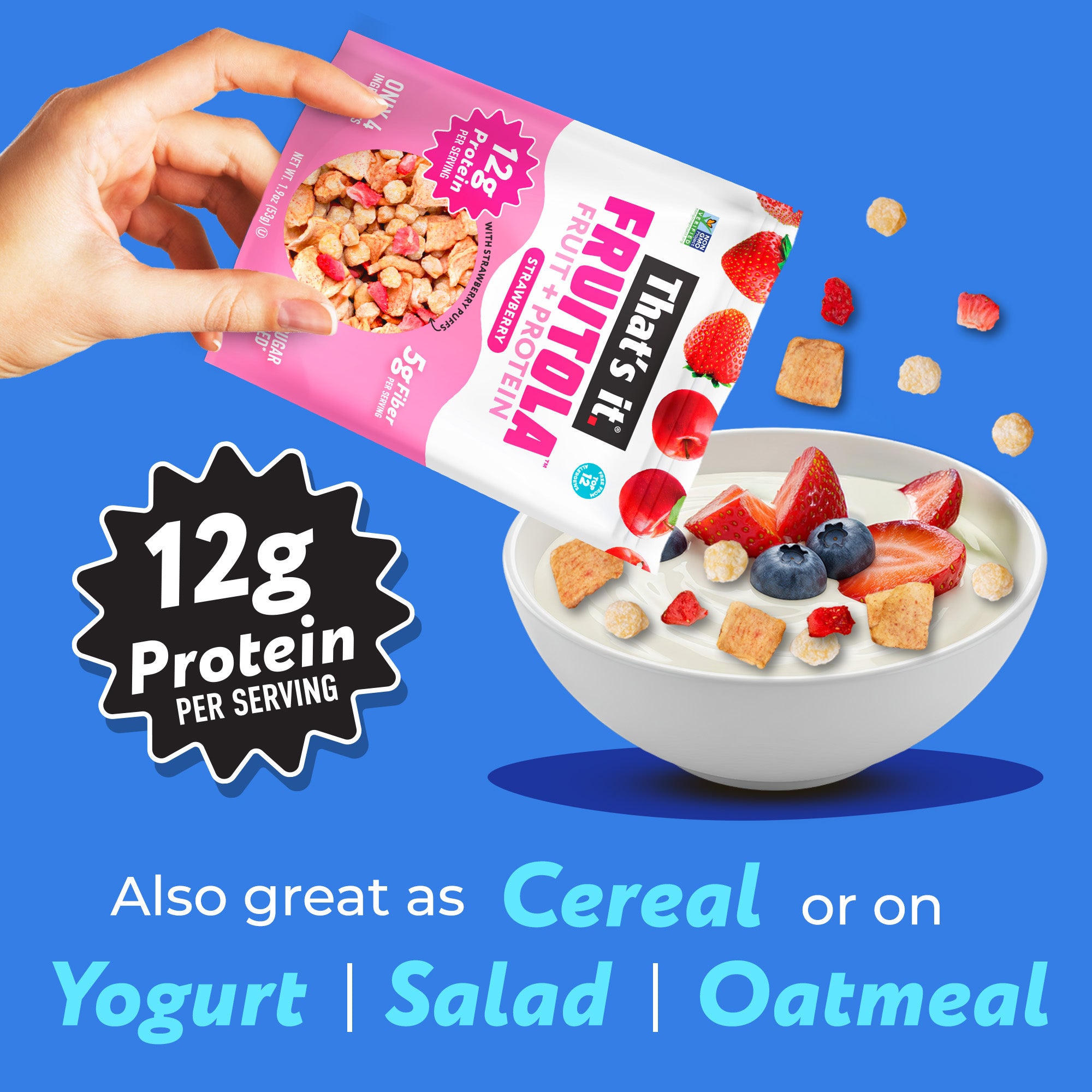 Fruitola Fruit Granola Snack Size Variety Pack (4 Packs) - 1.9oz - View 3
