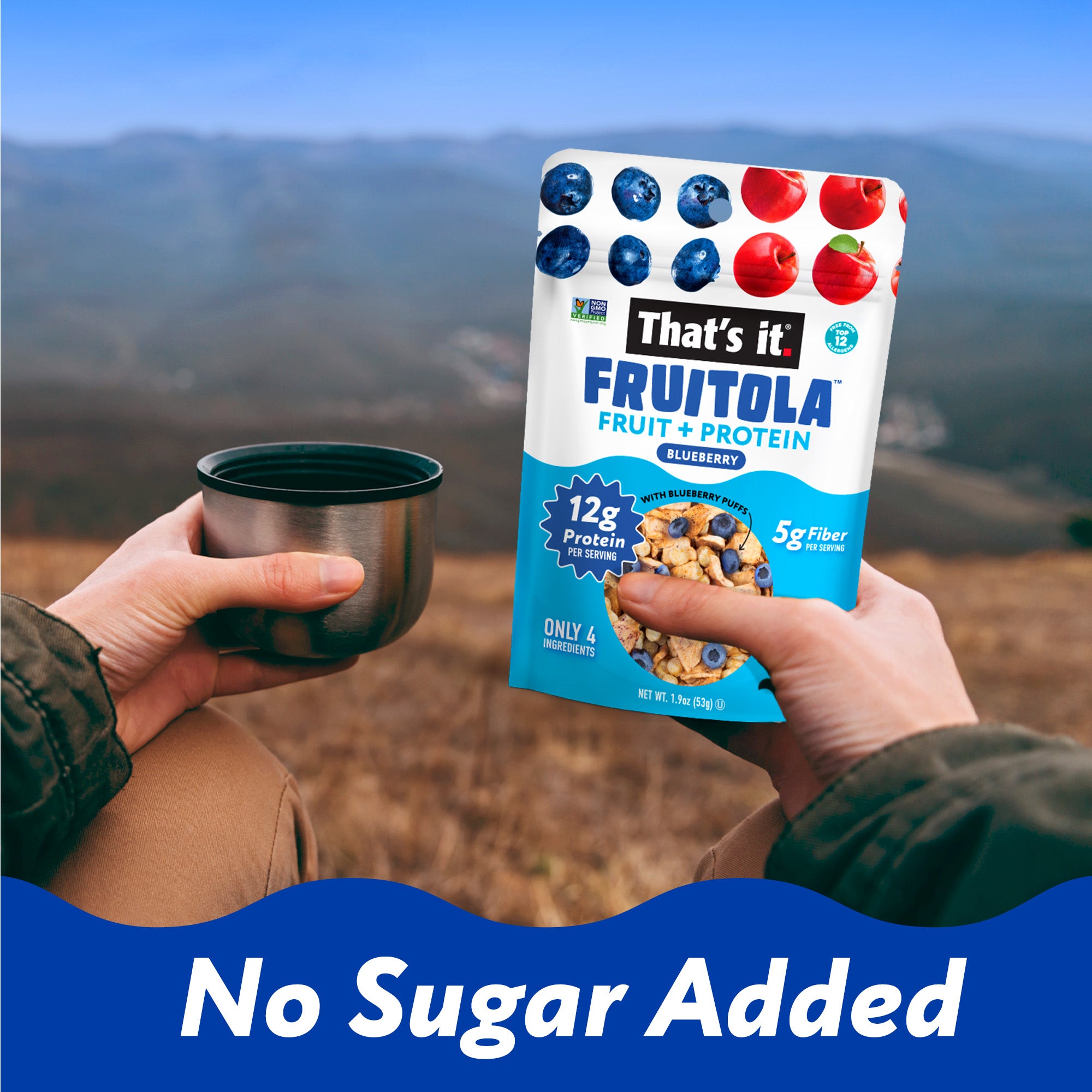 Blueberry Fruitola Fruit Granola - Snack Size (4 Packs) - 1.9oz - View 6