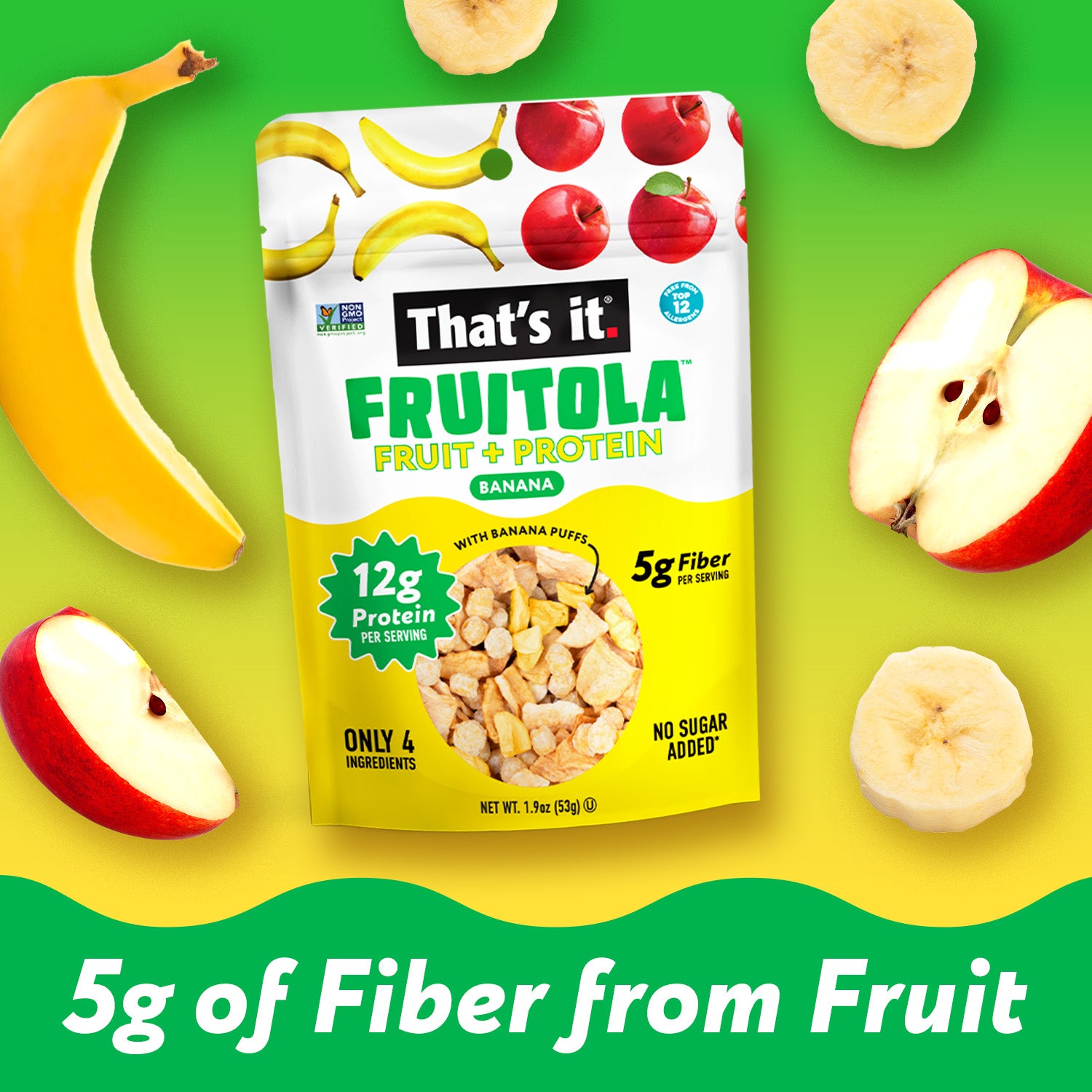 Banana Fruitola Fruit Granola - Snack Size (4 Packs) - 1.9oz - View 5