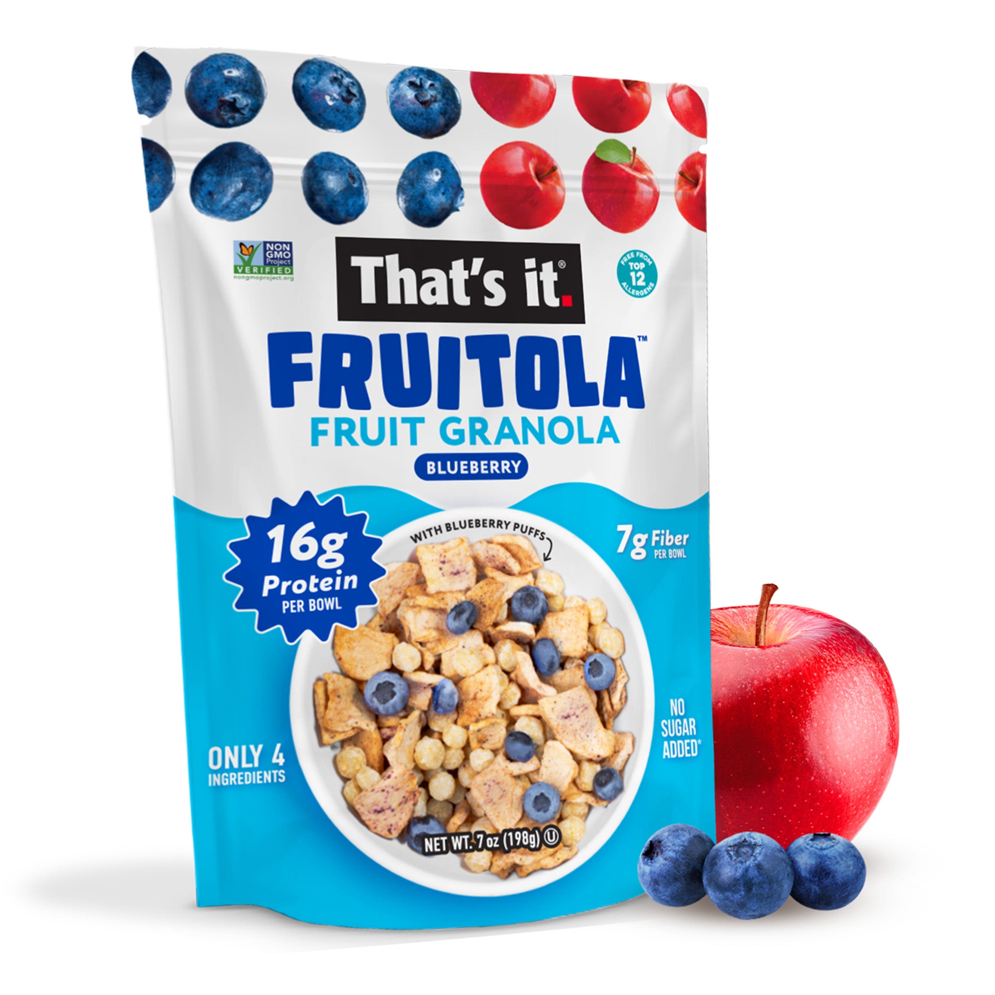 Blueberry Fruitola Fruit Granola (3 Packs) - 7oz - View 2