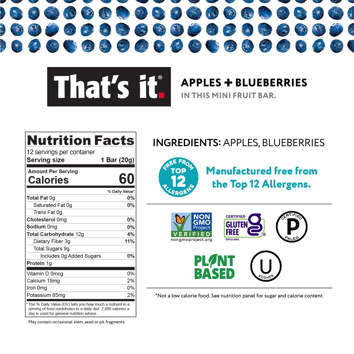 Minis Variety Pack - Banana, Blueberry & Mango (36 Bars) - View 4