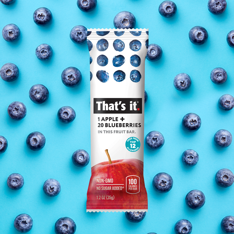 Best Sellers Fruit Bar Variety Pack - Blueberry, Cherry, Fig, Mango & - View 5