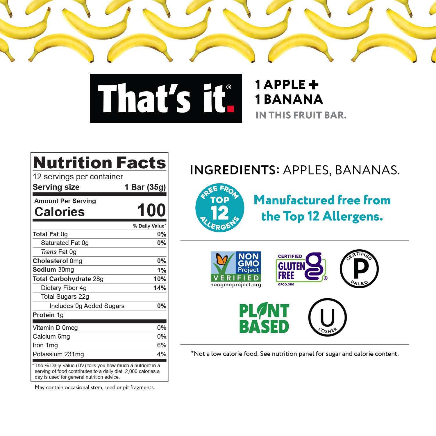 Best Sellers Fruit Bar Variety Pack - Banana, Cherry & Mango (36 Bars) - View 5