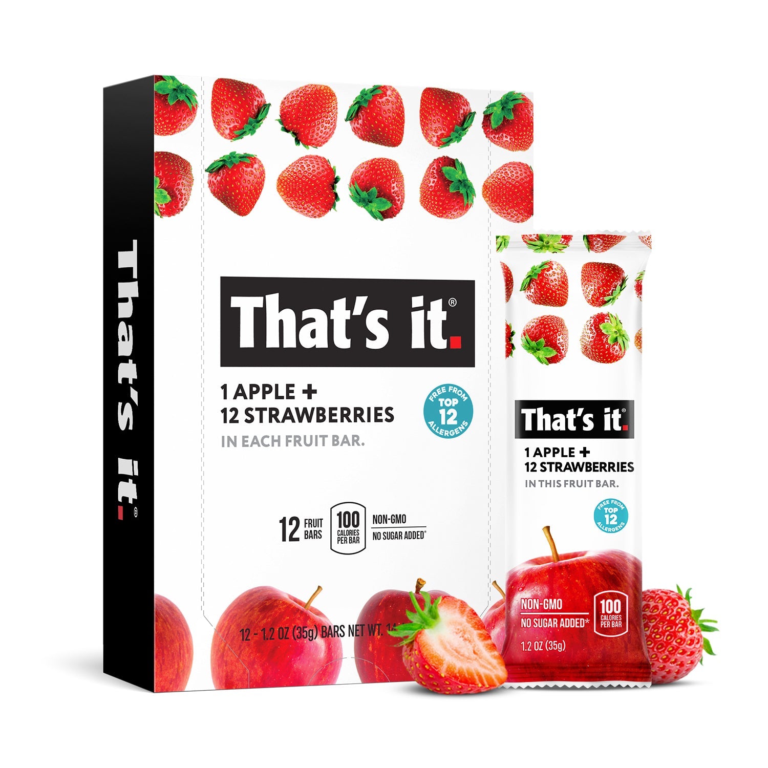 Best Sellers Fruit Bar Variety Pack - Blueberry, Fig & Strawberry (36 Bars) - View 4