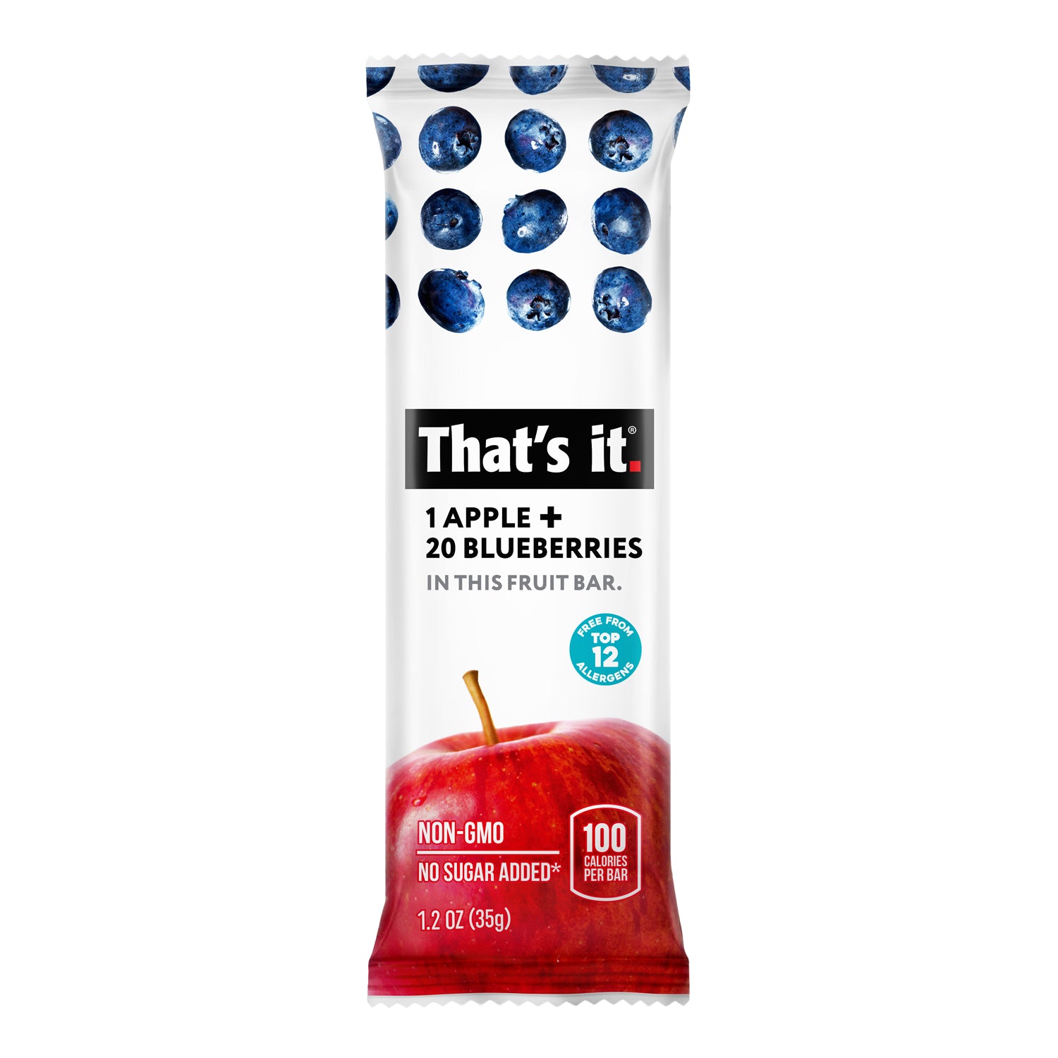 Apple + Blueberry Fruit Bars - View 2