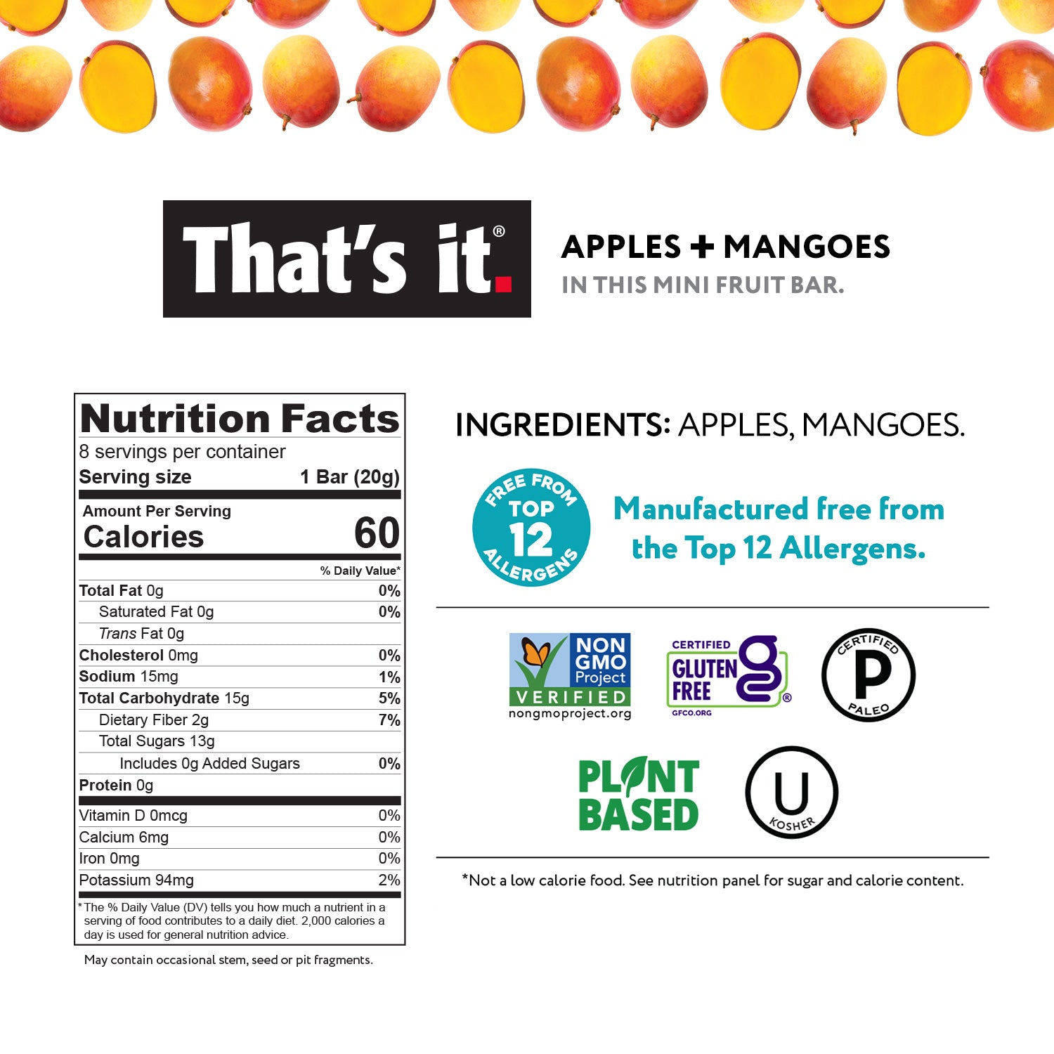 Minis Variety Pack - Blueberry, Mango & Strawberry (24 Bars) - View 4