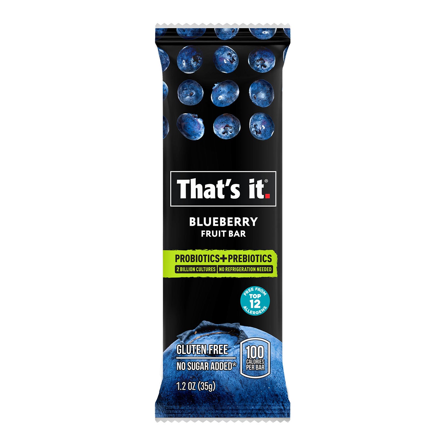 Probiotic Fruit Bar Variety Pack - Blueberry & Mango (12 Bars) - View 2