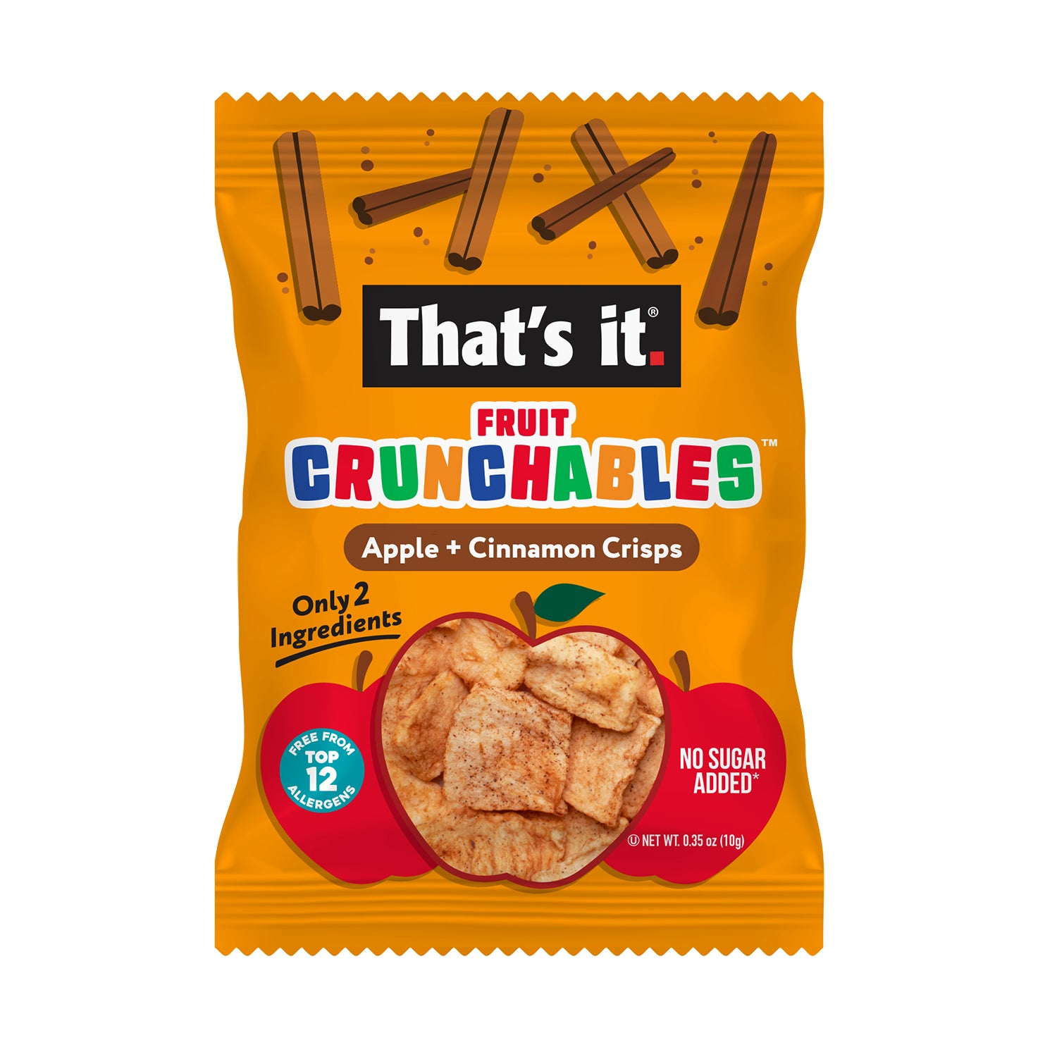 Apple + Cinnamon Crisps Fruit Crunchables Bundle Box (30 Packs) - View 6