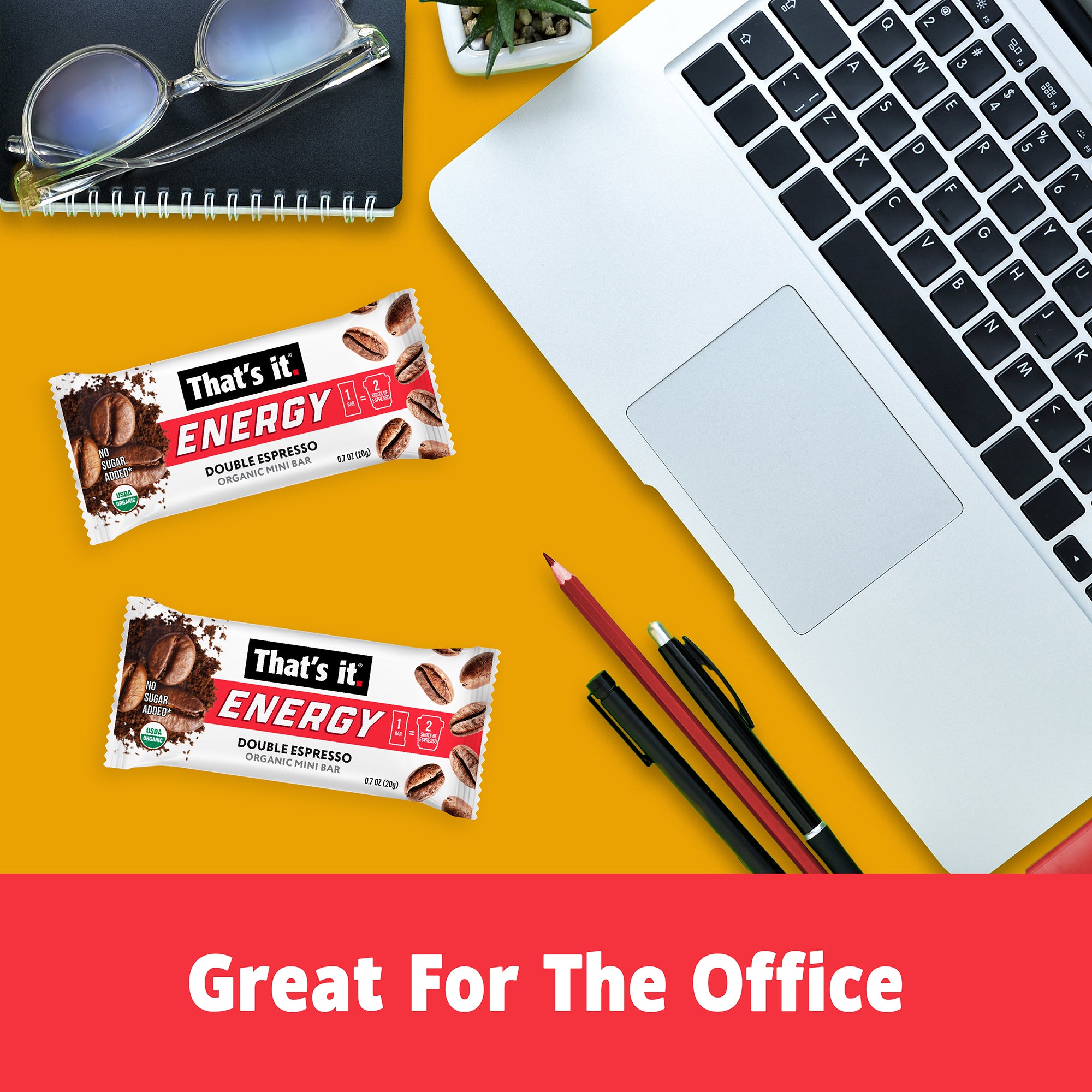 Double Espresso Organic Energy Mini Bars - View 4
