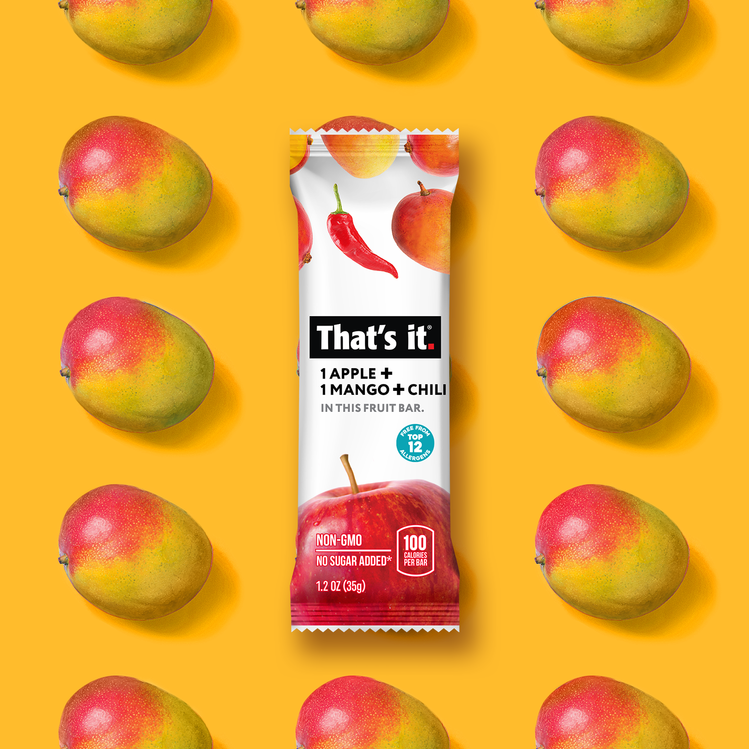 Apple + Mango & Chili Fruit Bars - View 5
