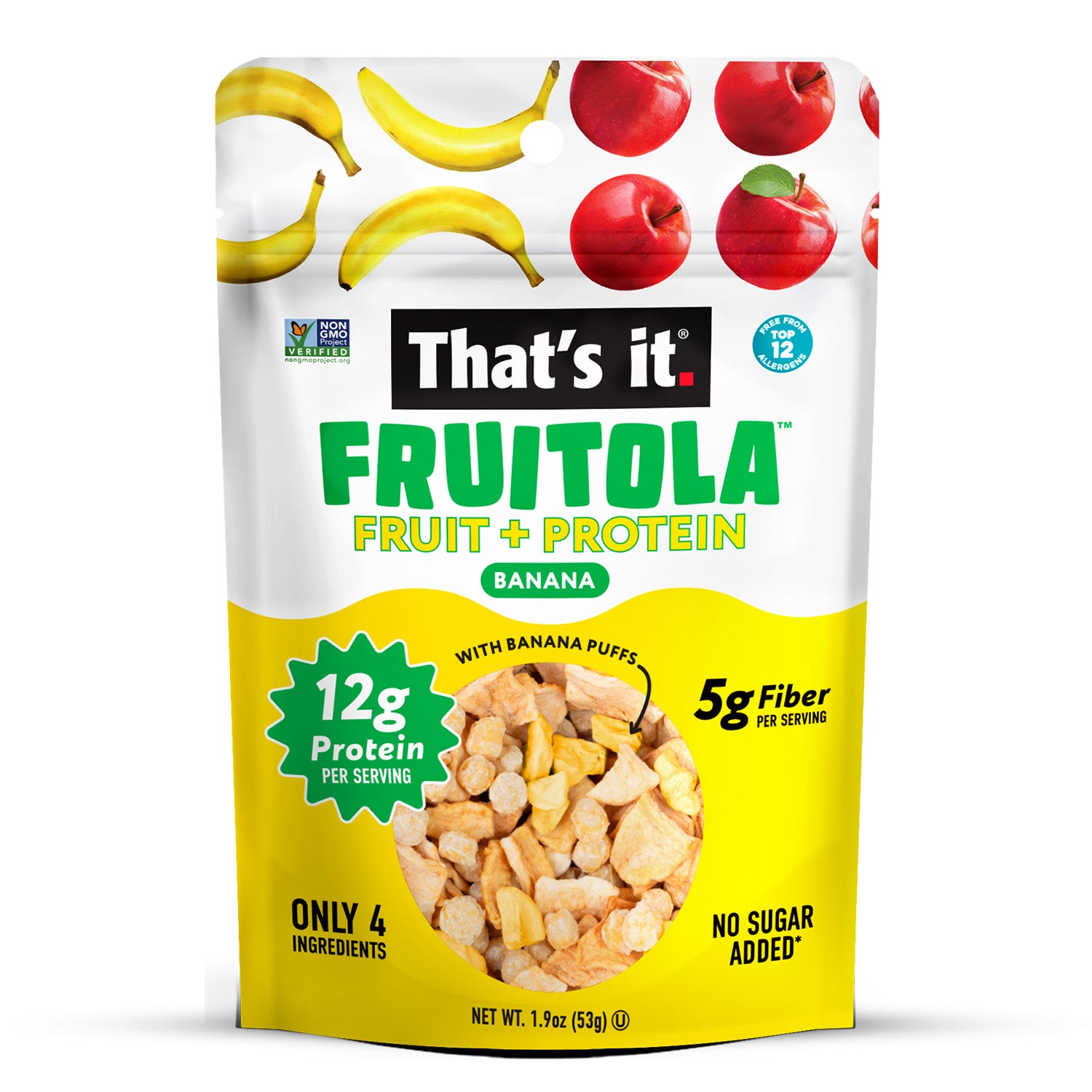 Banana Fruitola Fruit Granola - Snack Size (4 Packs) - 1.9oz - View 2