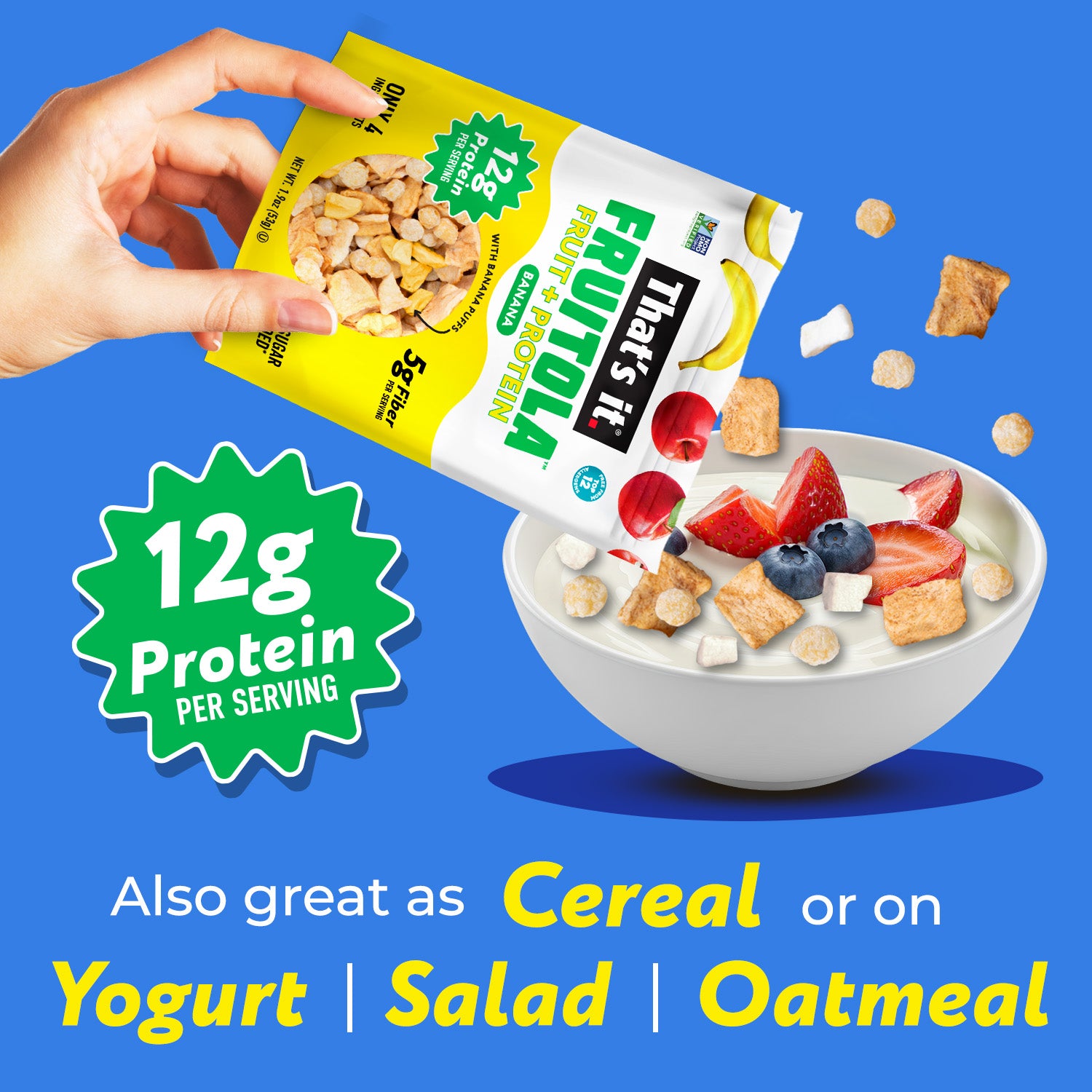 Banana Fruitola Fruit Granola - Snack Size (4 Packs) - 1.9oz - View 4