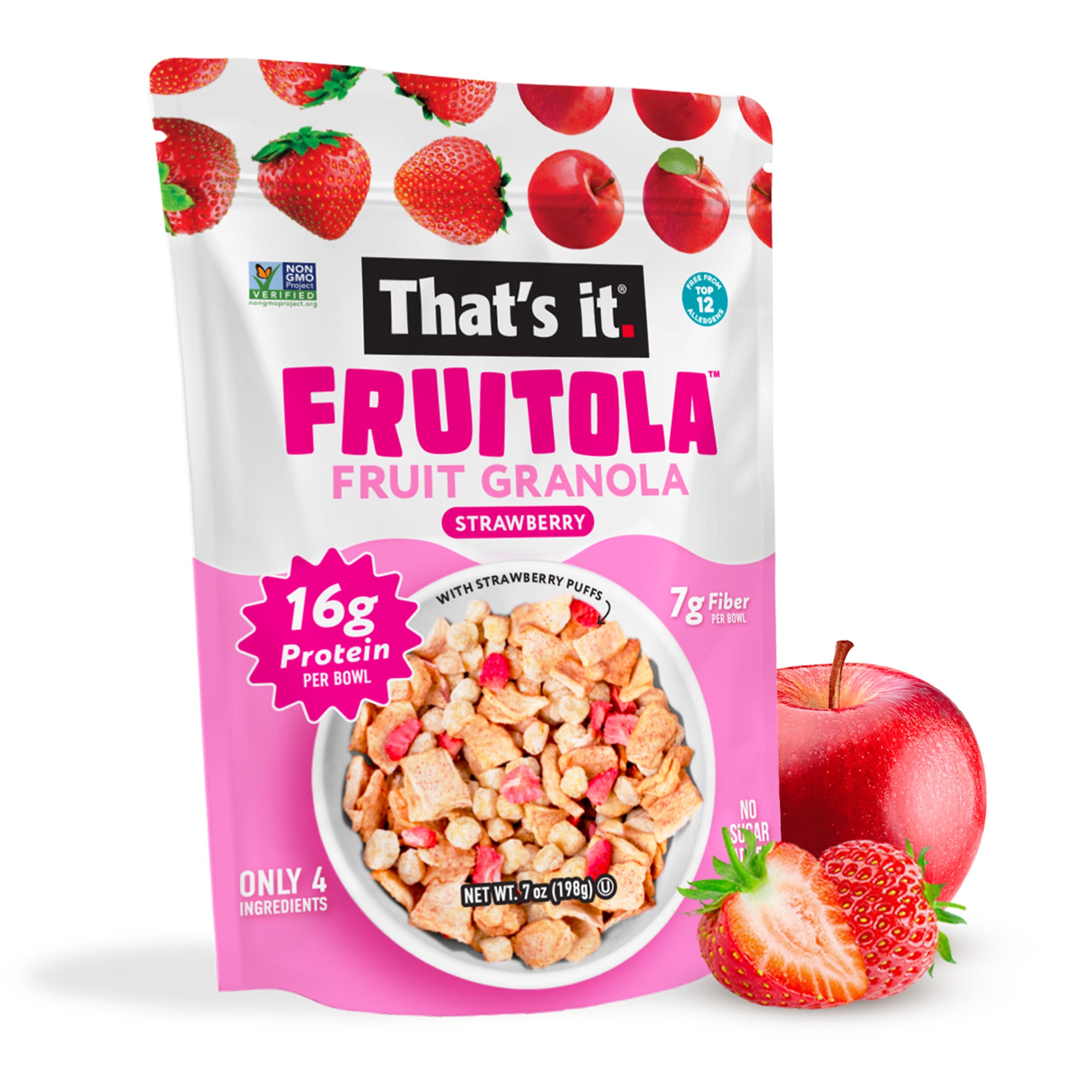 Strawberry Fruitola Fruit Granola (3 Packs) - 7oz - View 2