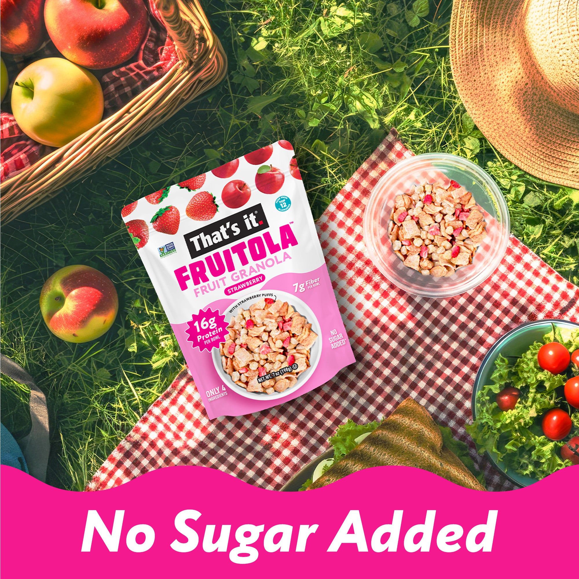 Strawberry Fruitola Fruit Granola (3 Packs) - 7oz - View 6