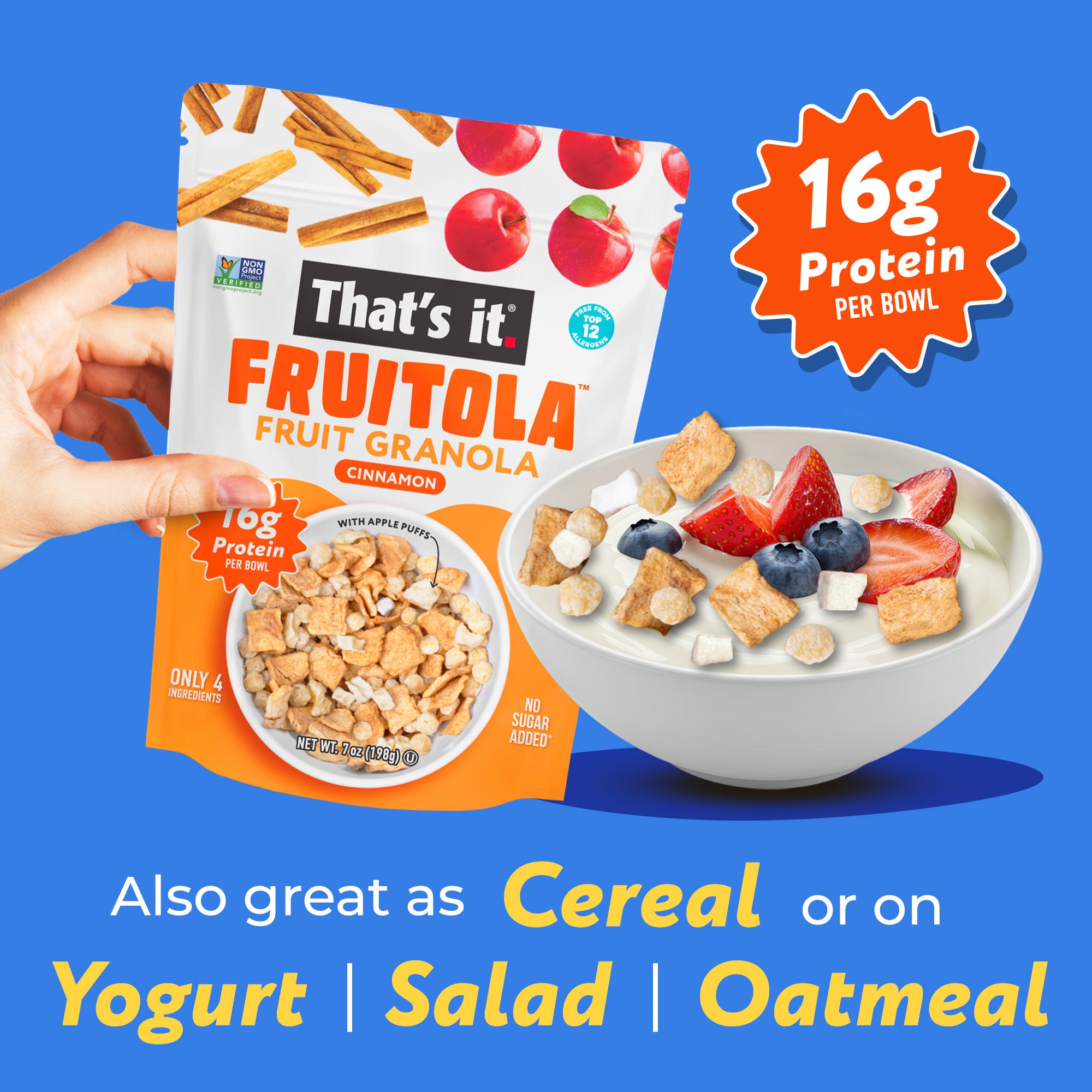 Cinnamon Fruitola Fruit Granola (3 Packs) - 7oz - View 4