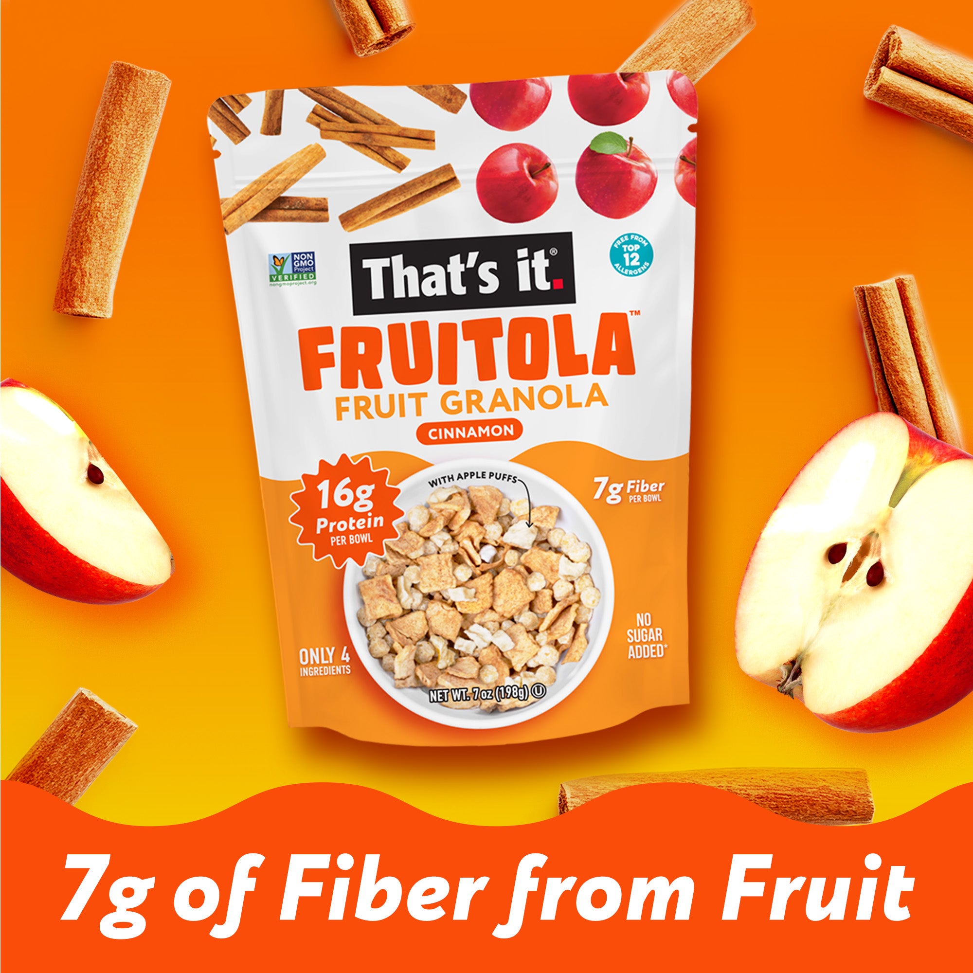 Cinnamon Fruitola Fruit Granola (3 Packs) - 7oz - View 5