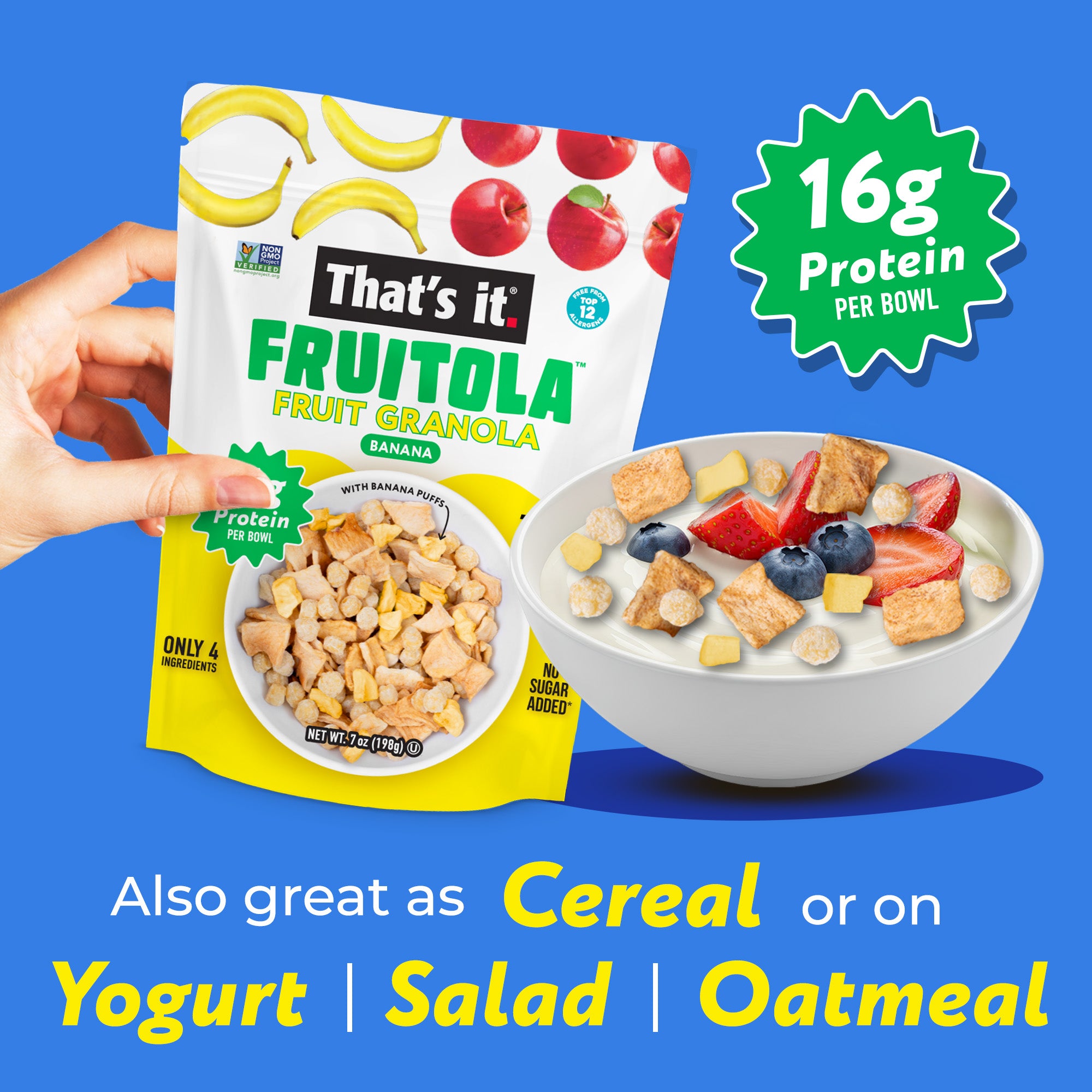 Banana Fruitola Fruit Granola (3 Packs) - 7oz - View 4