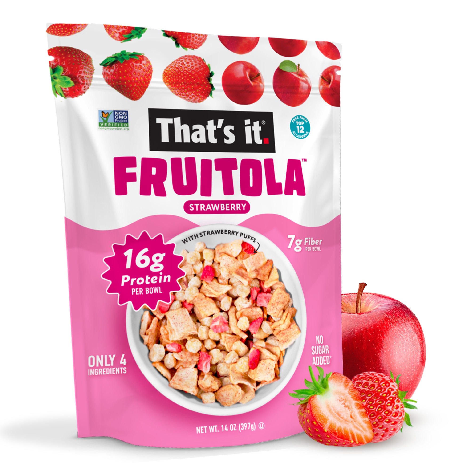 Strawberry Fruitola Fruit Granola (Family Size) - 14oz