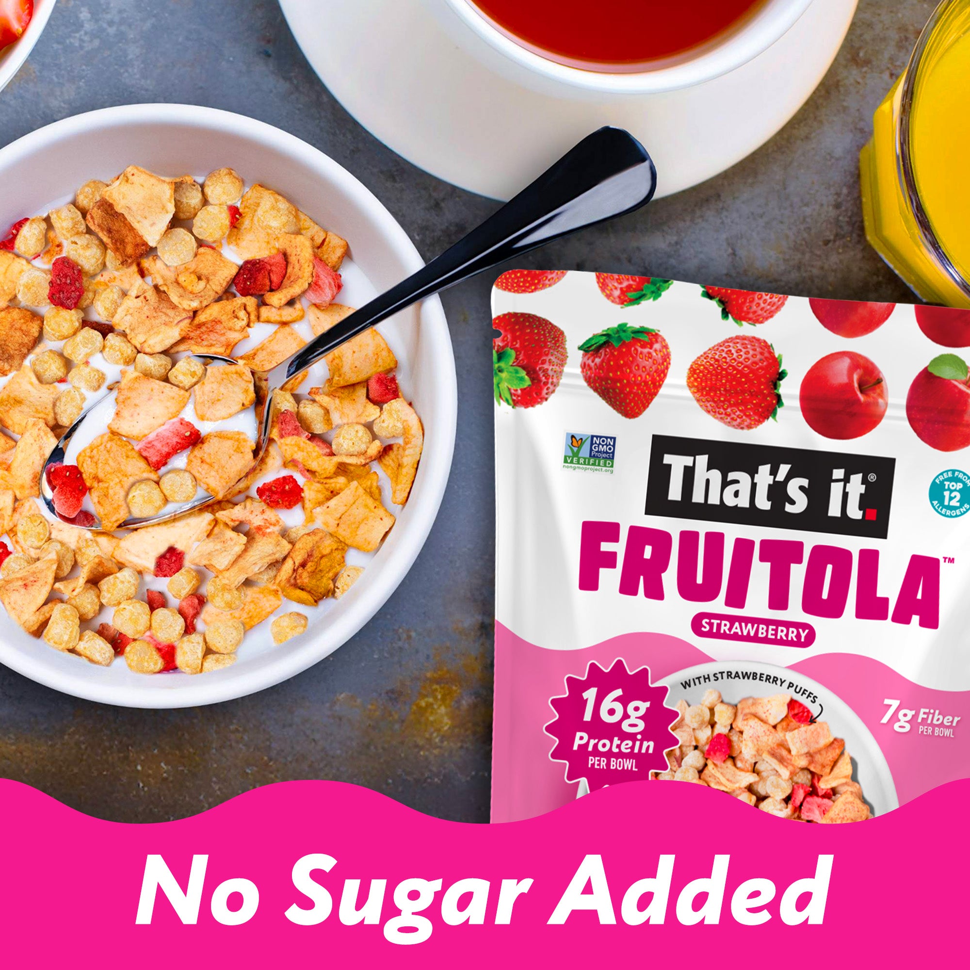 Strawberry Fruitola Fruit Granola (Family Size) - 14oz - View 5