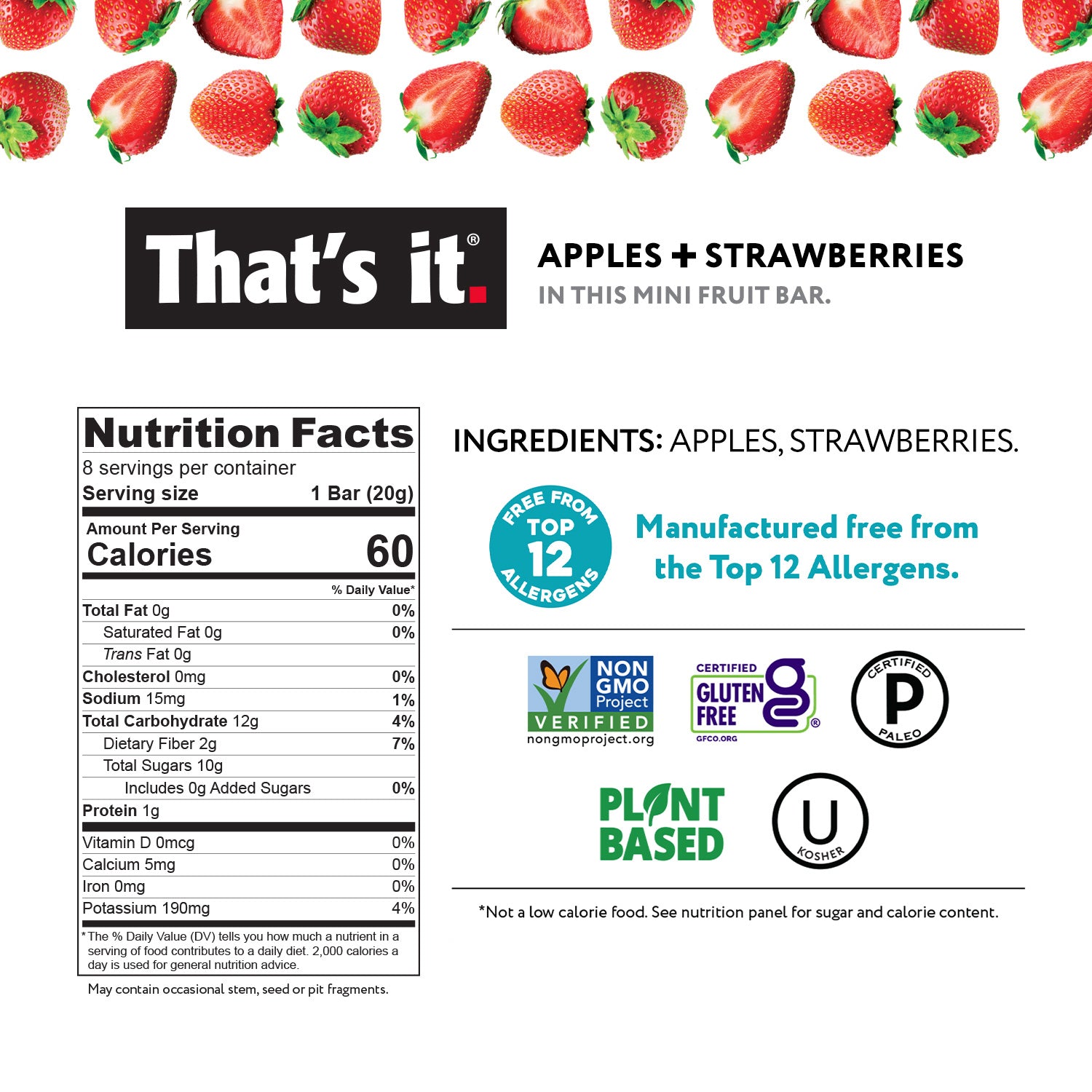 Minis Variety Pack - Blueberry, Mango & Strawberry (24 Bars) - View 2